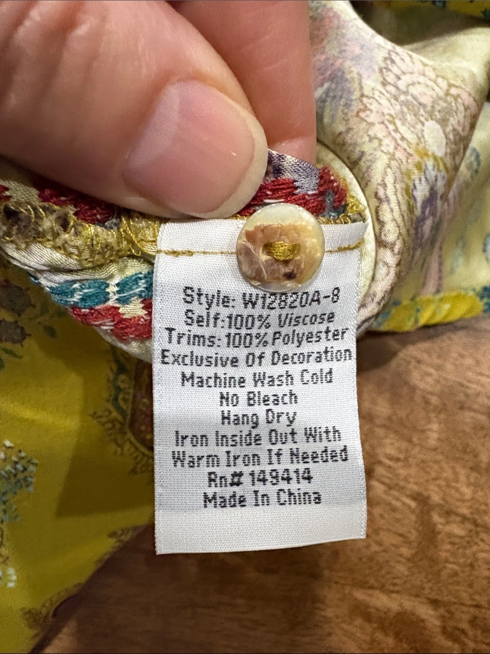 Johnny Was Workshop Button up blouse Top. Medium. Colorful - Picture 4 of 10